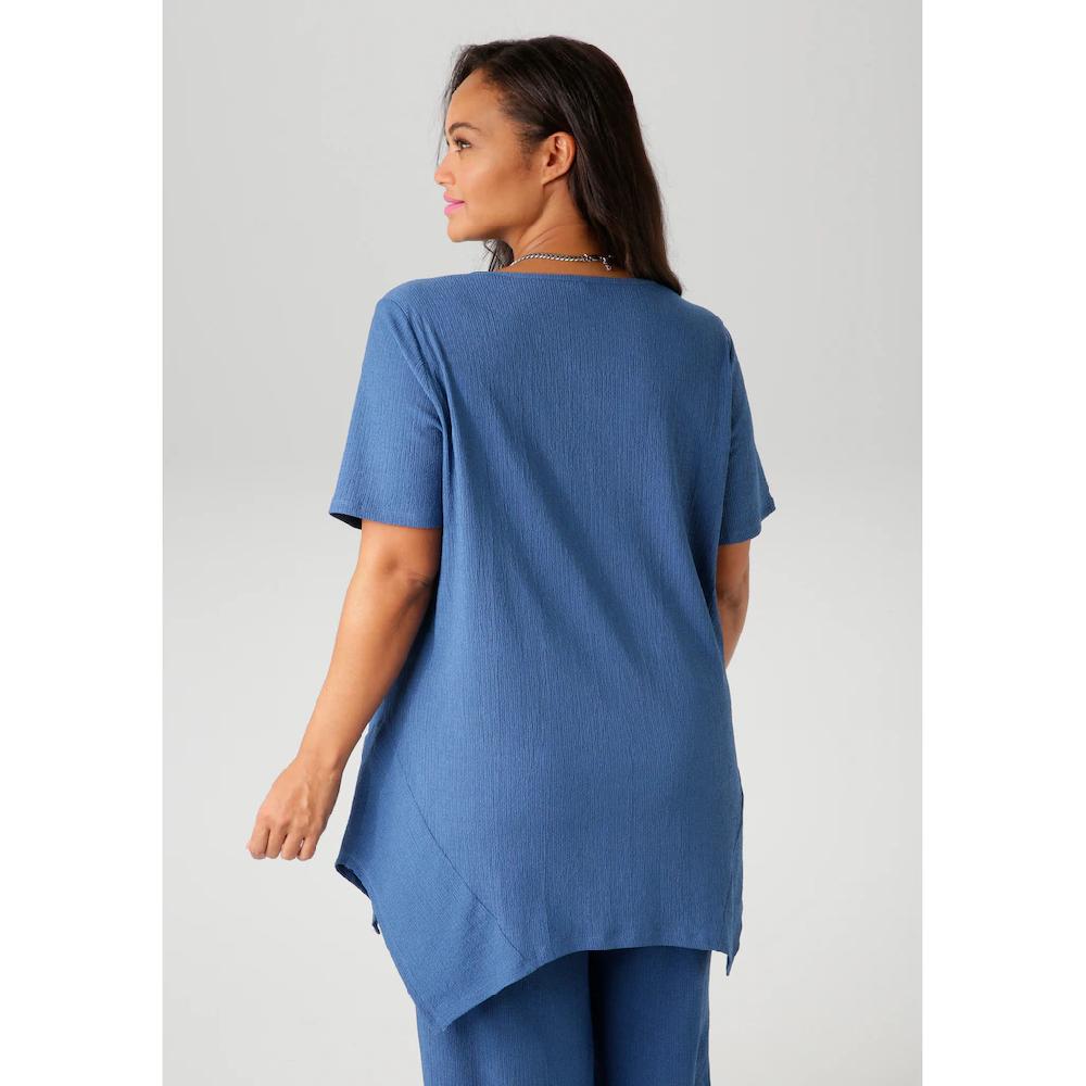 Aniston PLUS Blusenshirt Mit Dezenter Streifenlook Struktur - NEUE KOLLEKTION