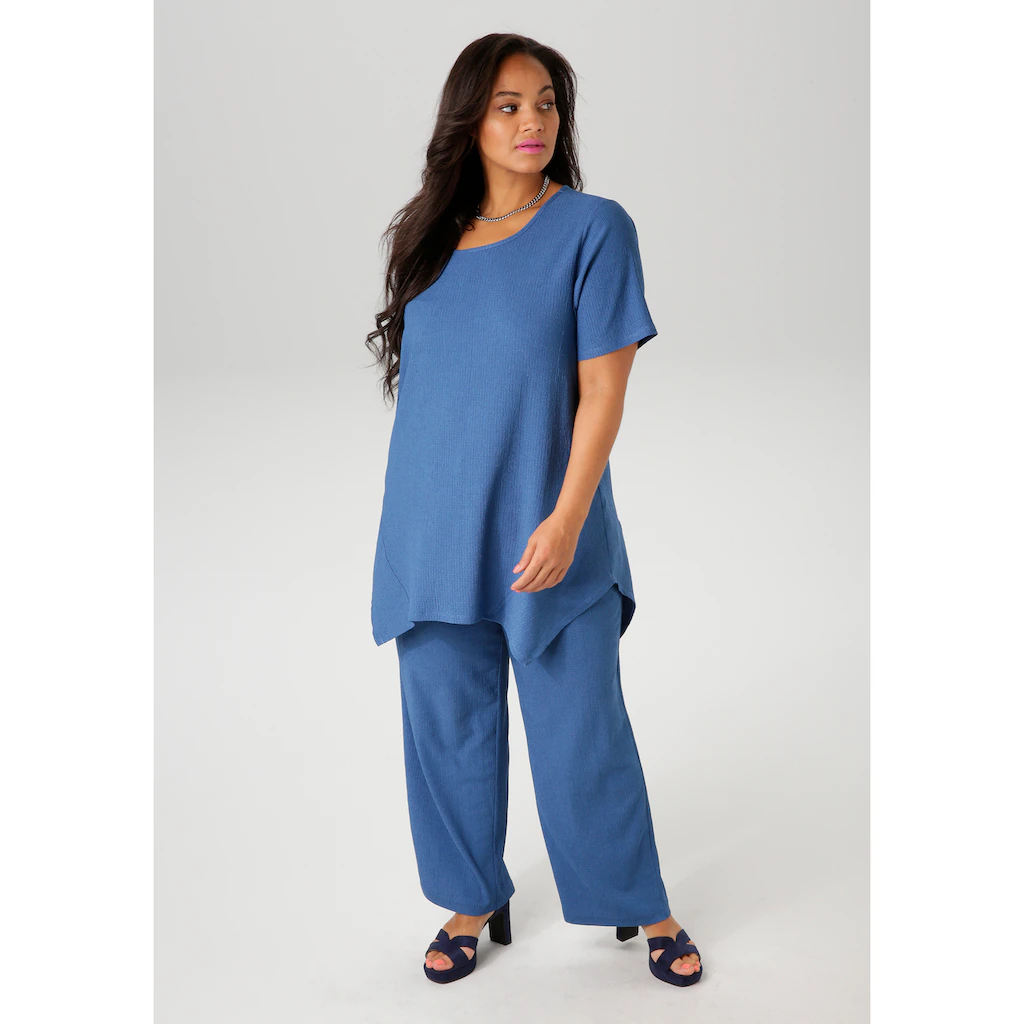 Aniston PLUS Blusenshirt Mit Dezenter Streifenlook Struktur - NEUE KOLLEKTION