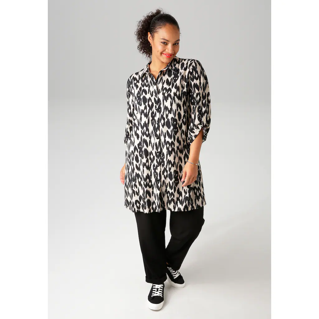 Aniston PLUS Hemdbluse Trendiges Design - NEUE KOLLEKTION