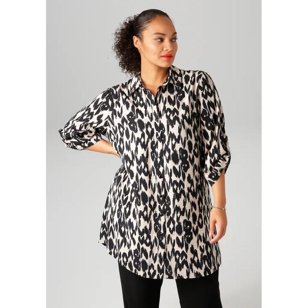 Aniston PLUS Hemdbluse trendiges Design - NEUE KOLLEKTION