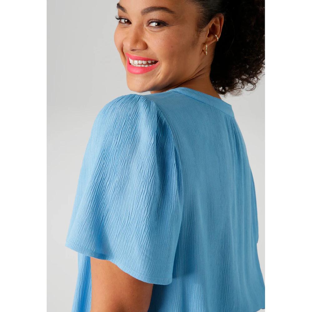 Aniston PLUS Longbluse In Trendiger Crepe-Qualität - NEUE KOLLEKTION