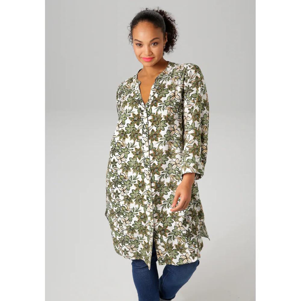 Aniston PLUS Longbluse mit farbharmonischen Blumen bedruckt - NEUE KOLLEKTION