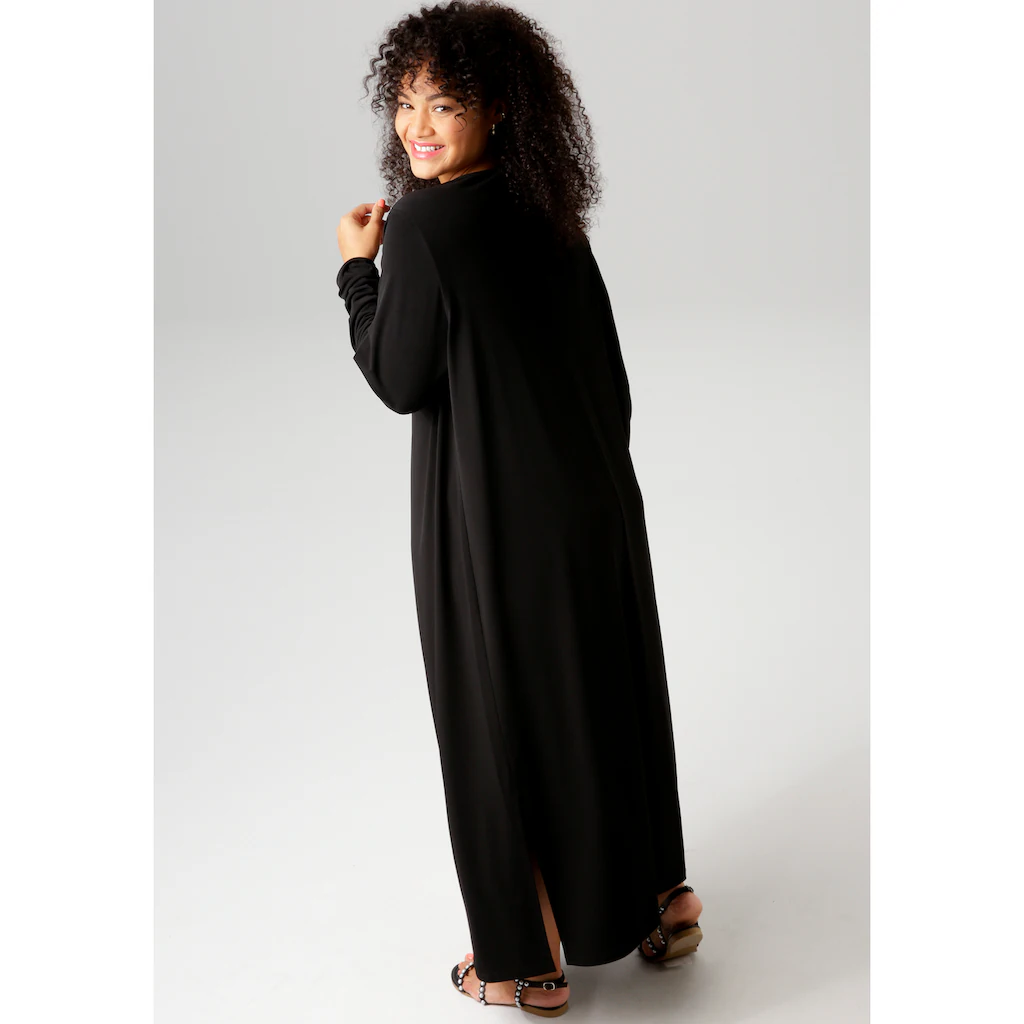 Aniston PLUS Maxikleid Mit Raffinieren Seitenschlitzen - NEUE KOLLEKTION