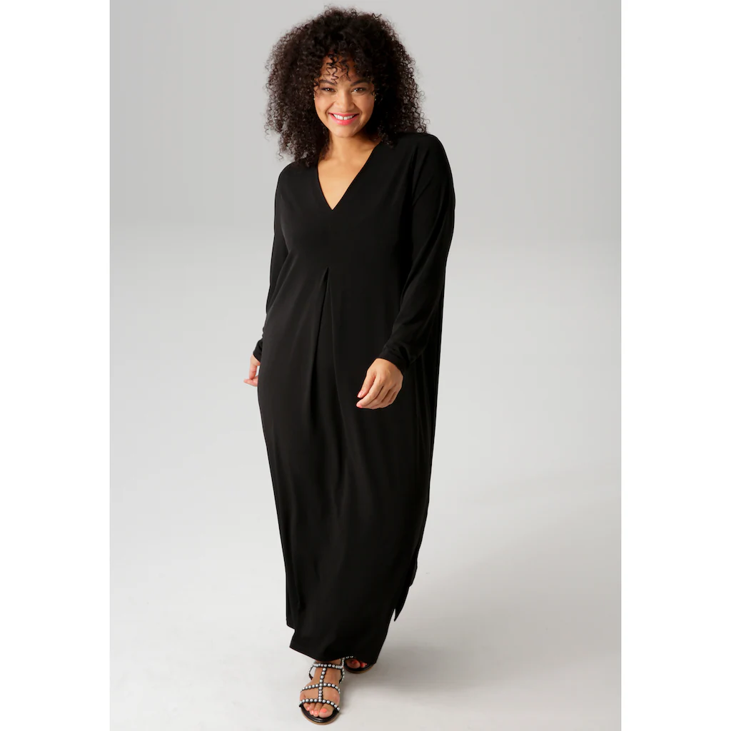 Aniston PLUS Maxikleid mit raffinieren Seitenschlitzen - NEUE KOLLEKTION