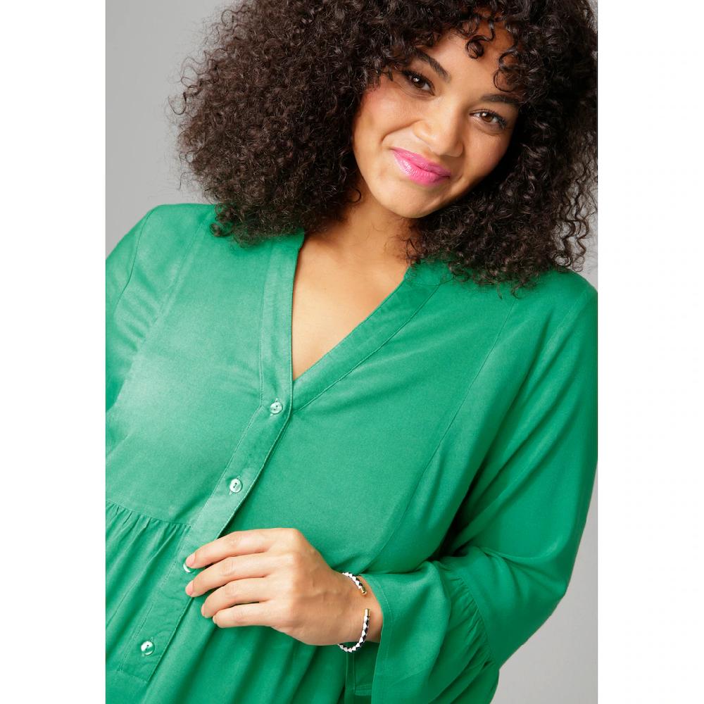 Aniston PLUS Midikleid In Trendigen Farben - NEUE KOLLEKTION