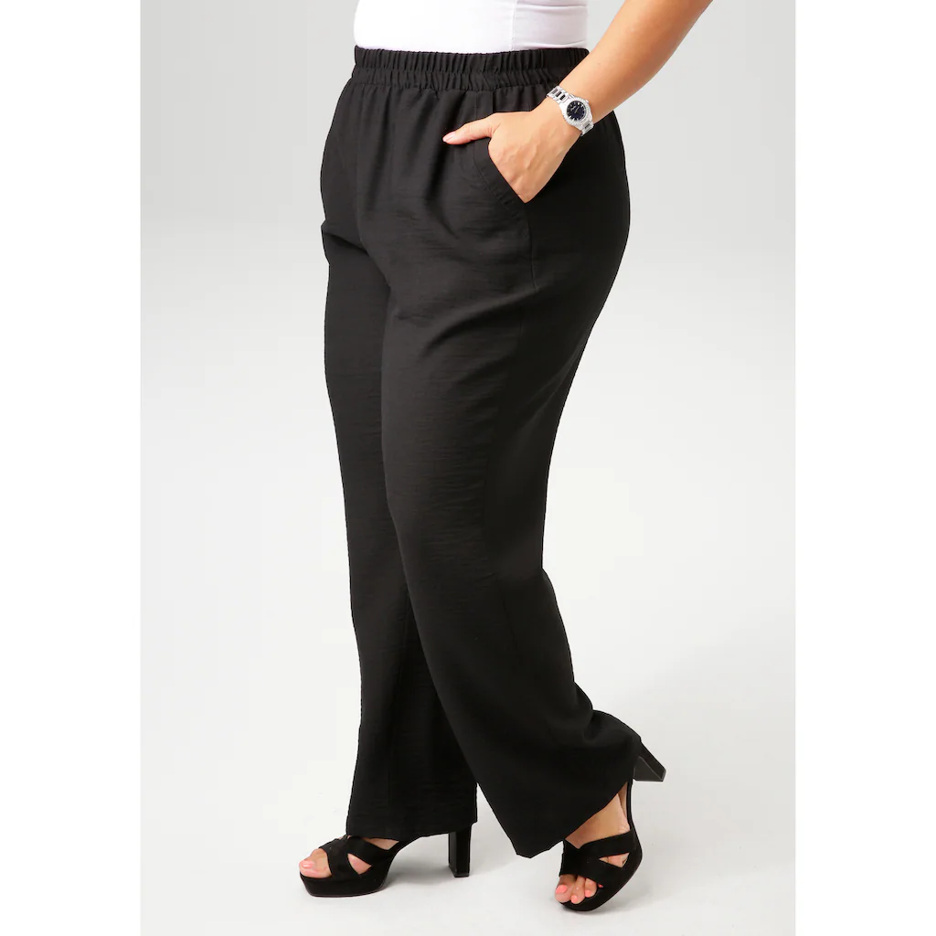 Aniston PLUS Schlupfhose Aus Strukturierter Ware - NEUE KOLLEKTION