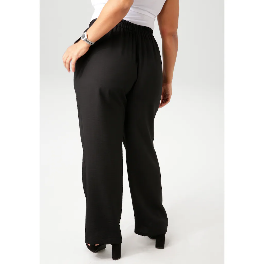 Aniston PLUS Schlupfhose Aus Strukturierter Ware - NEUE KOLLEKTION