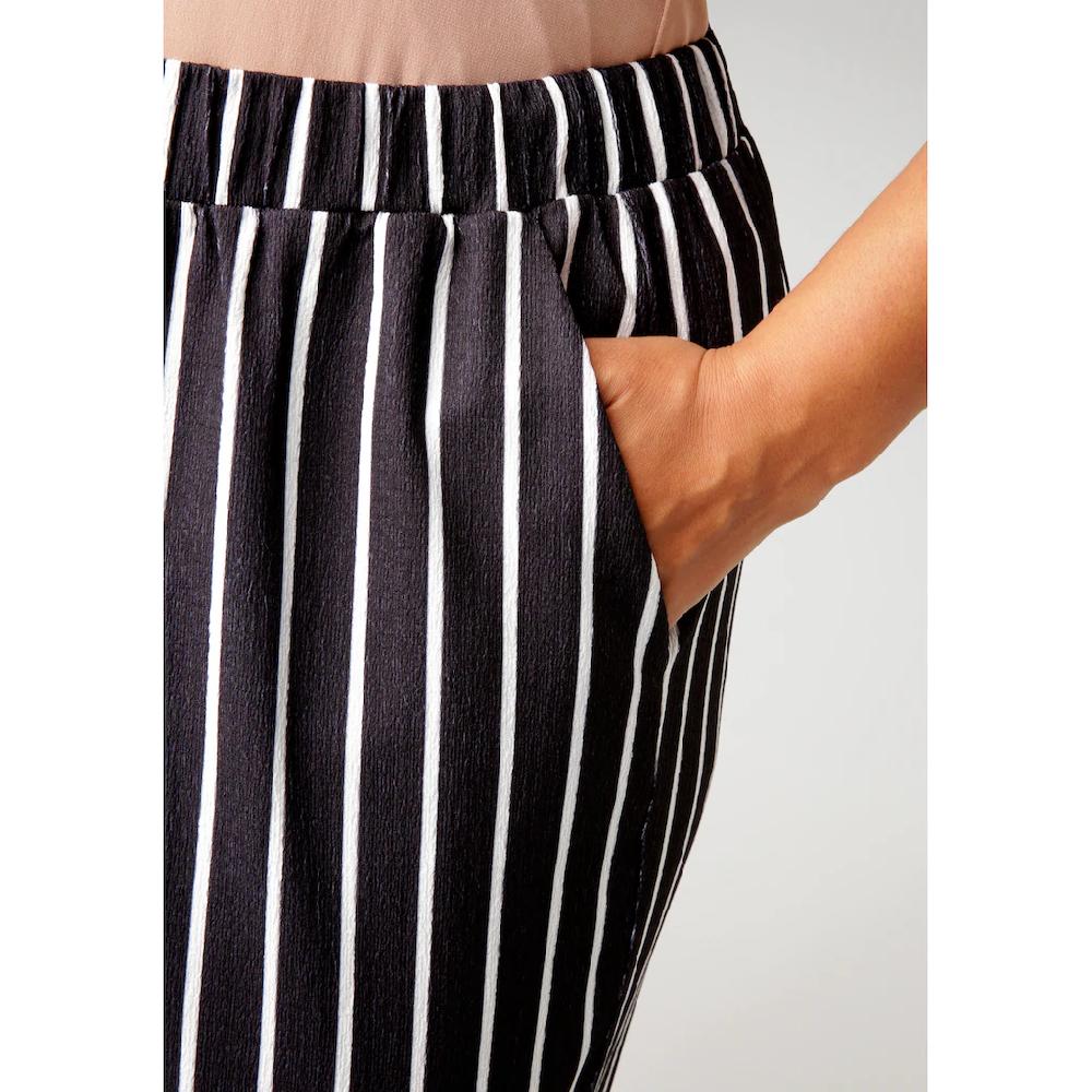 Aniston PLUS Schlupfhose In Unifarben Oder Gestreift - Du Hast Die Wahl - NEUE KOLLEKTION