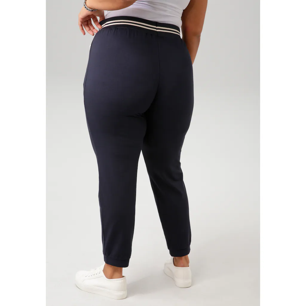 Aniston PLUS Schlupfhose Mit Reißverschlusstaschen - NEUE KOLLEKTION
