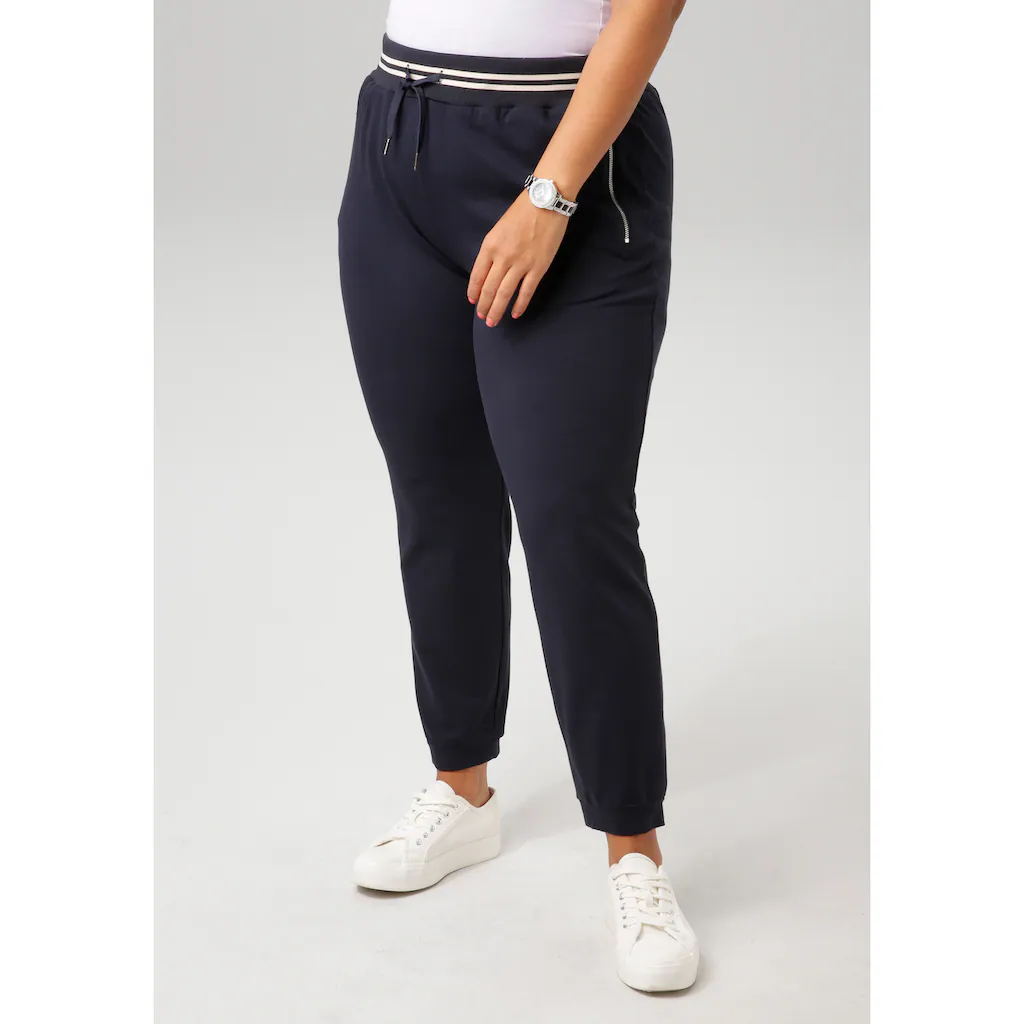Aniston PLUS Schlupfhose Mit Reißverschlusstaschen - NEUE KOLLEKTION