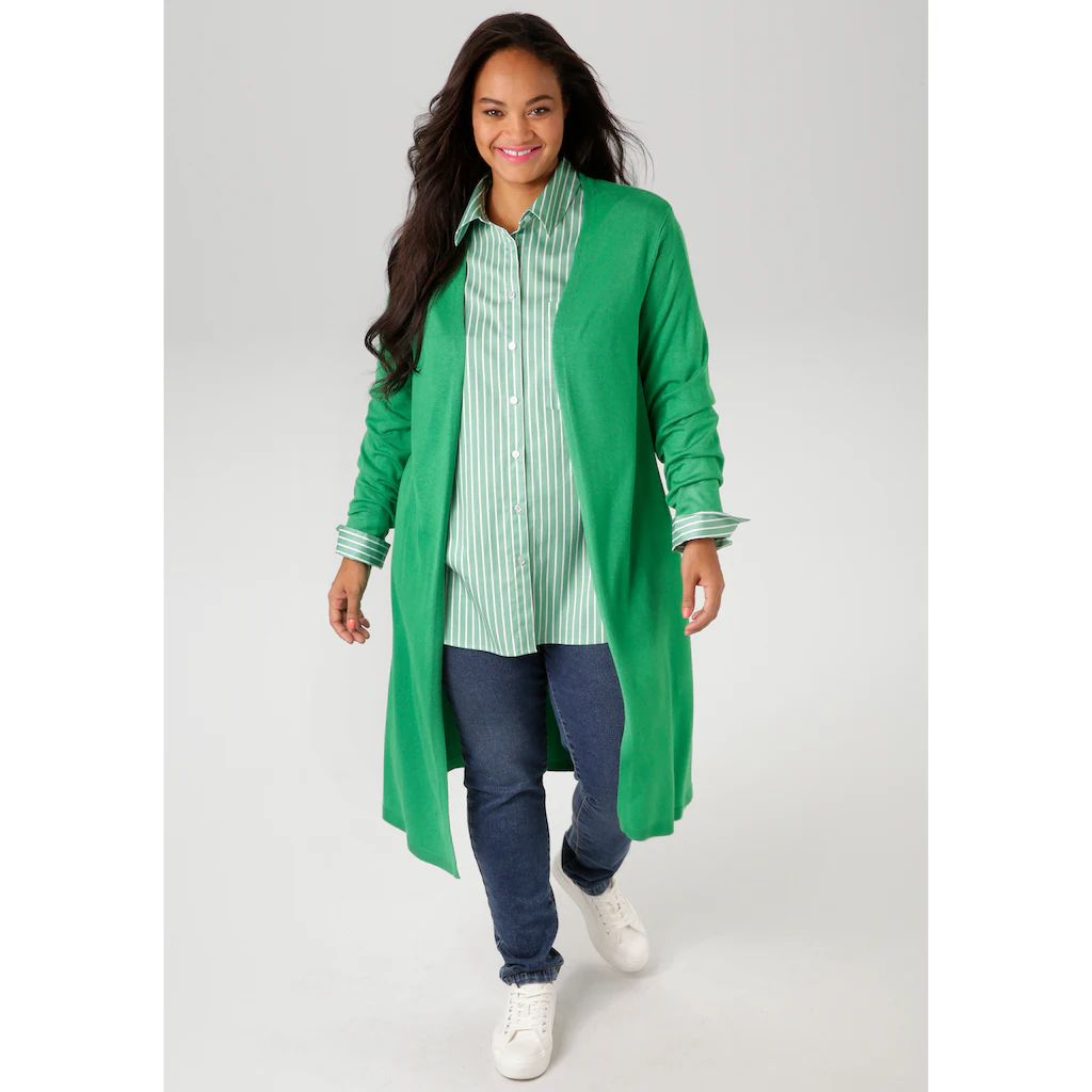 Aniston PLUS Strickjacke in trendiger Farbpalette - NEUE KOLLEKTION