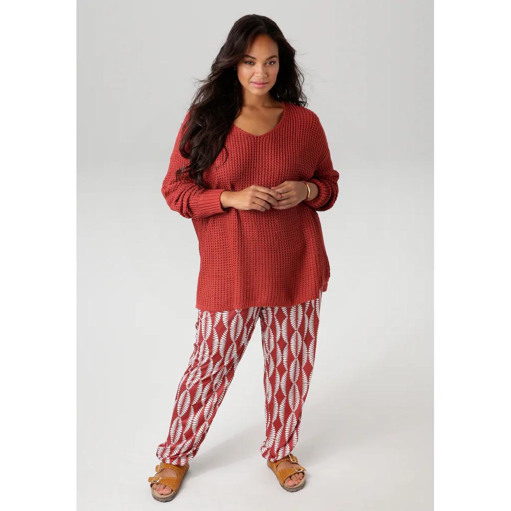 Aniston PLUS Strickpullover Im Dezenten Ajour-Strickmuster - NEUE KOLLEKTION