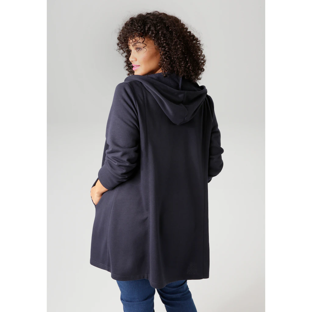 Aniston PLUS Sweatjacke Mit Kapuze - NEUE KOLLEKTION