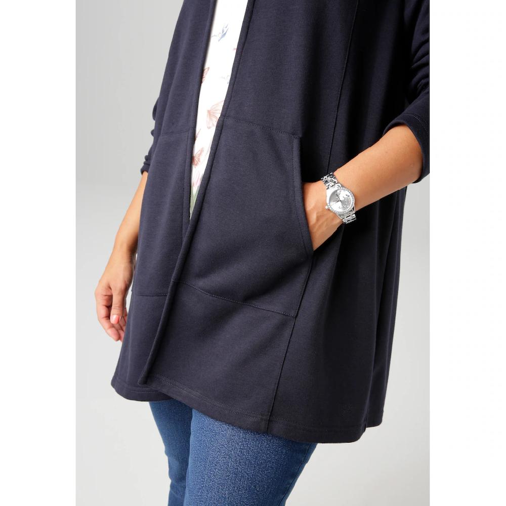 Aniston PLUS Sweatjacke Mit Kapuze - NEUE KOLLEKTION