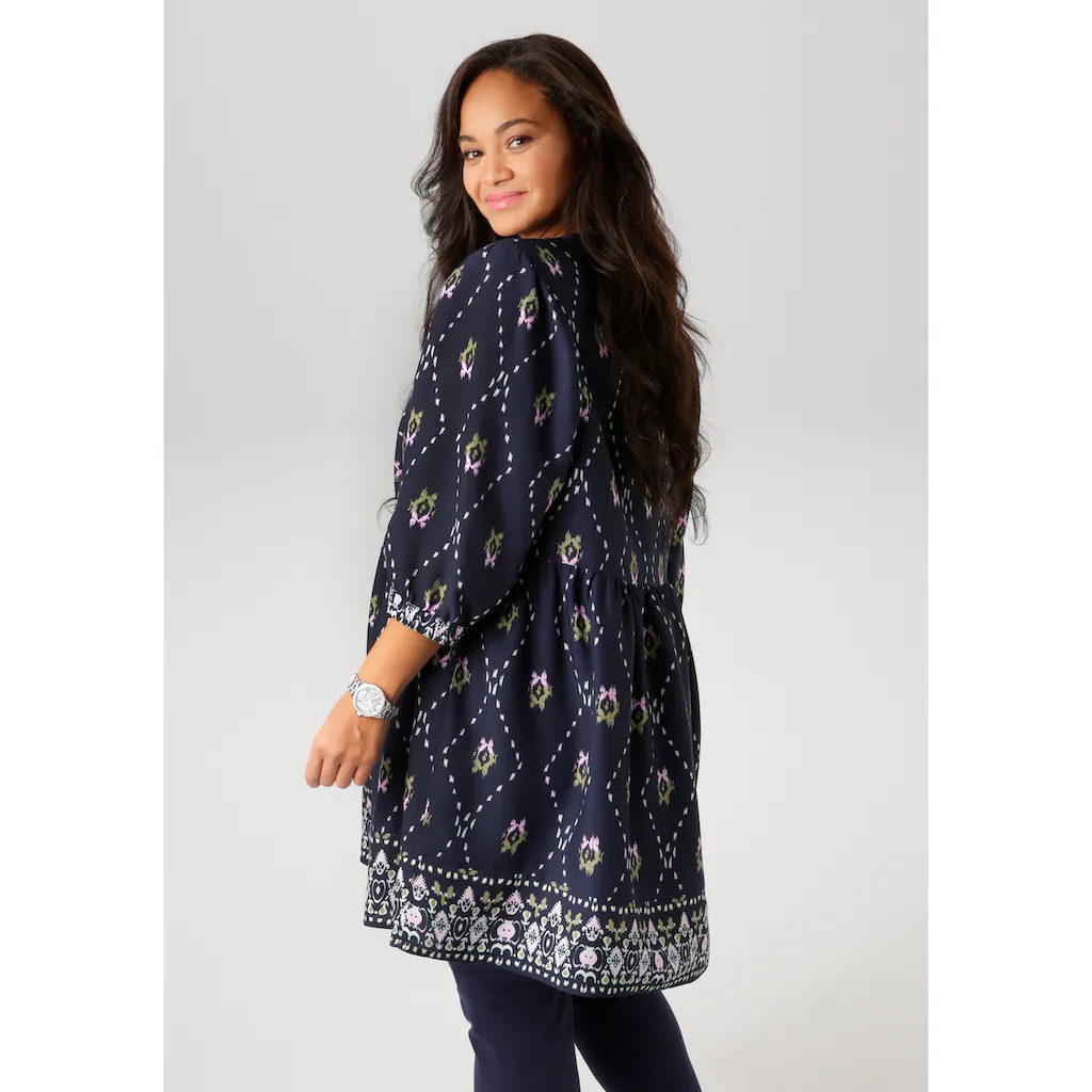 Aniston PLUS Tunika Mit Fantasievollen Farbharmonischen Druck - NEUE KOLLEKTION