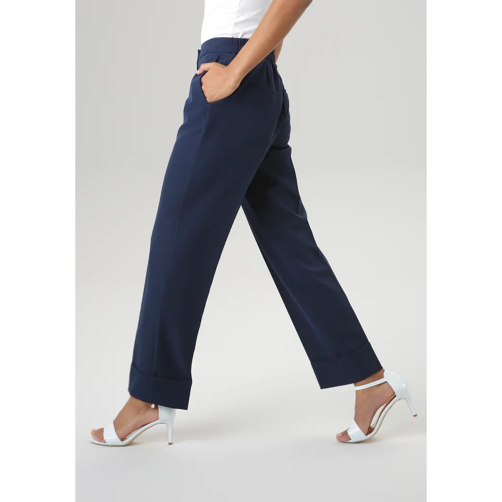 Aniston SELECTED Anzughose Mit Bügelfalten