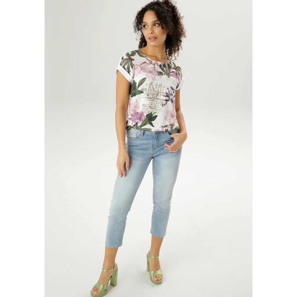 Aniston SELECTED Blusenshirt Mit Glitzersteinchen