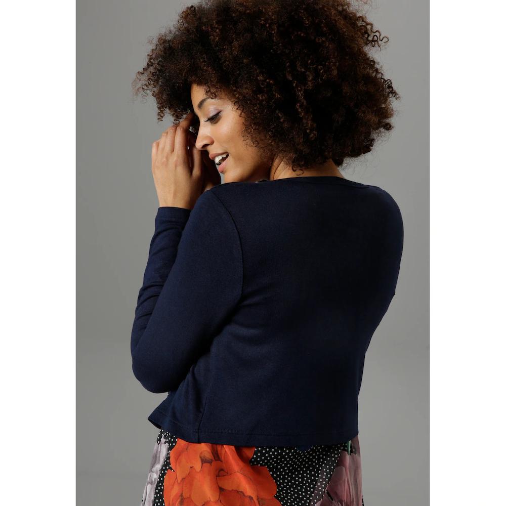 Aniston SELECTED Bolero Mit 2 Knöpfen