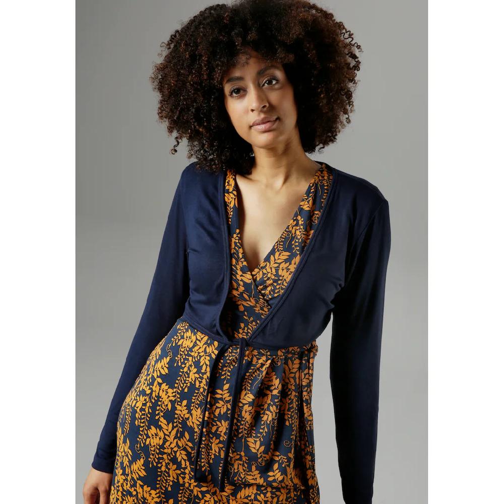Aniston SELECTED Bolero mit Bindeband