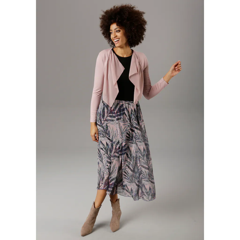 Aniston SELECTED Bolero Mit Leicht Transparentem Vorderteil