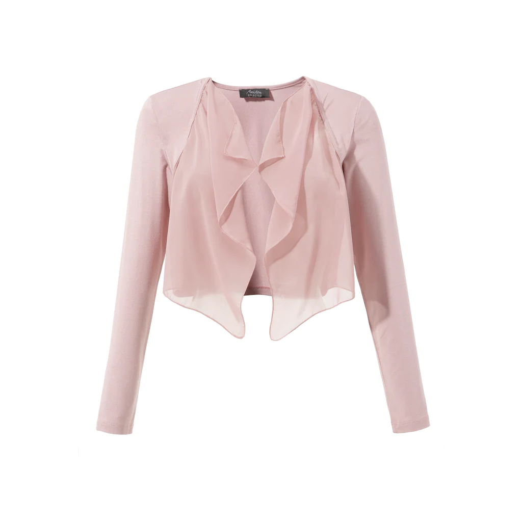 Aniston SELECTED Bolero Mit Leicht Transparentem Vorderteil