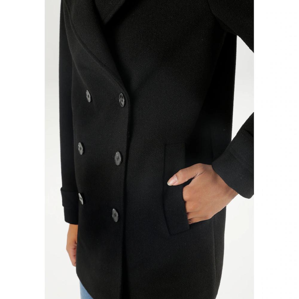 Aniston SELECTED Cabanjacke Ohne Kapuze Doppelreihig