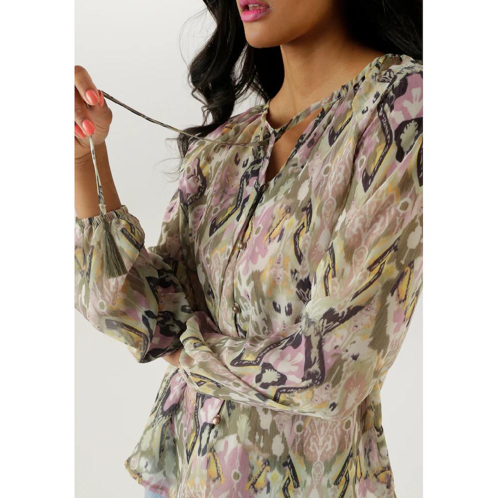 Aniston SELECTED Chiffonbluse Aus Transparentem Chiffon - NEUE KOLLEKTION