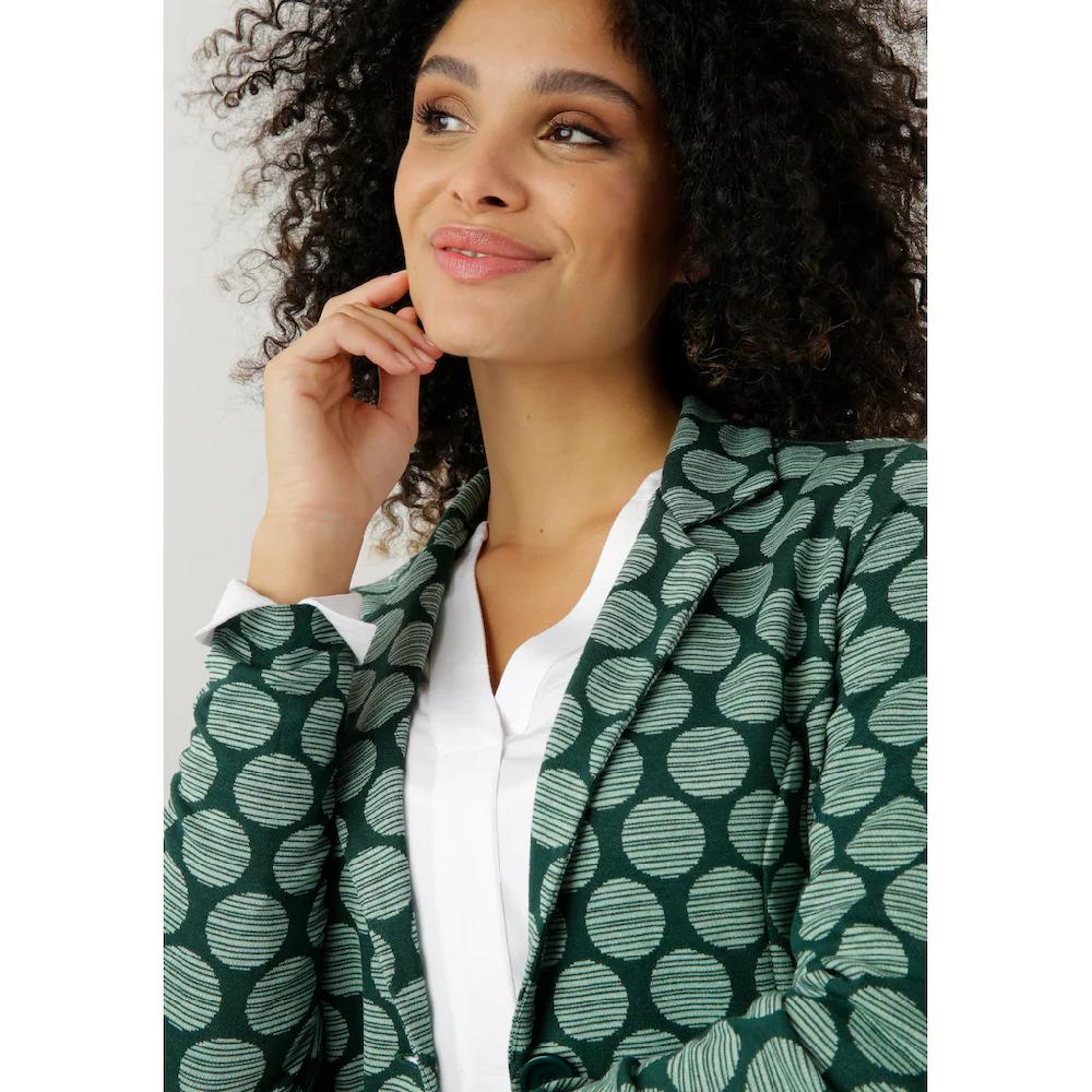 Aniston SELECTED Jerseyblazer Mit Gestreiften Punkten