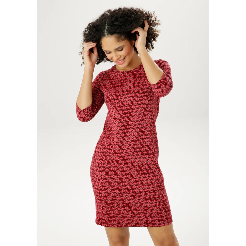 Aniston SELECTED Jerseykleid in Jacquard-Qualität