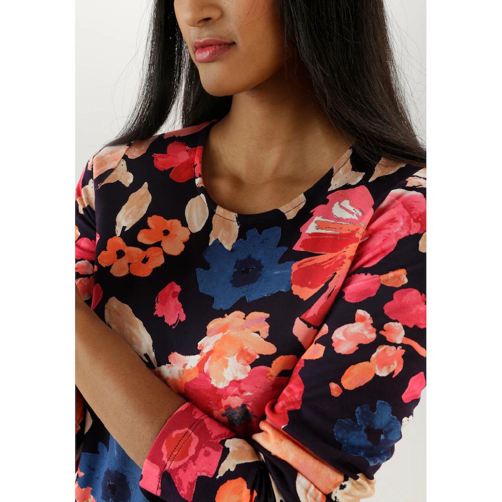 Aniston SELECTED Jerseykleid In Leichte A-Linien-Form - NEUE KOLLEKTION