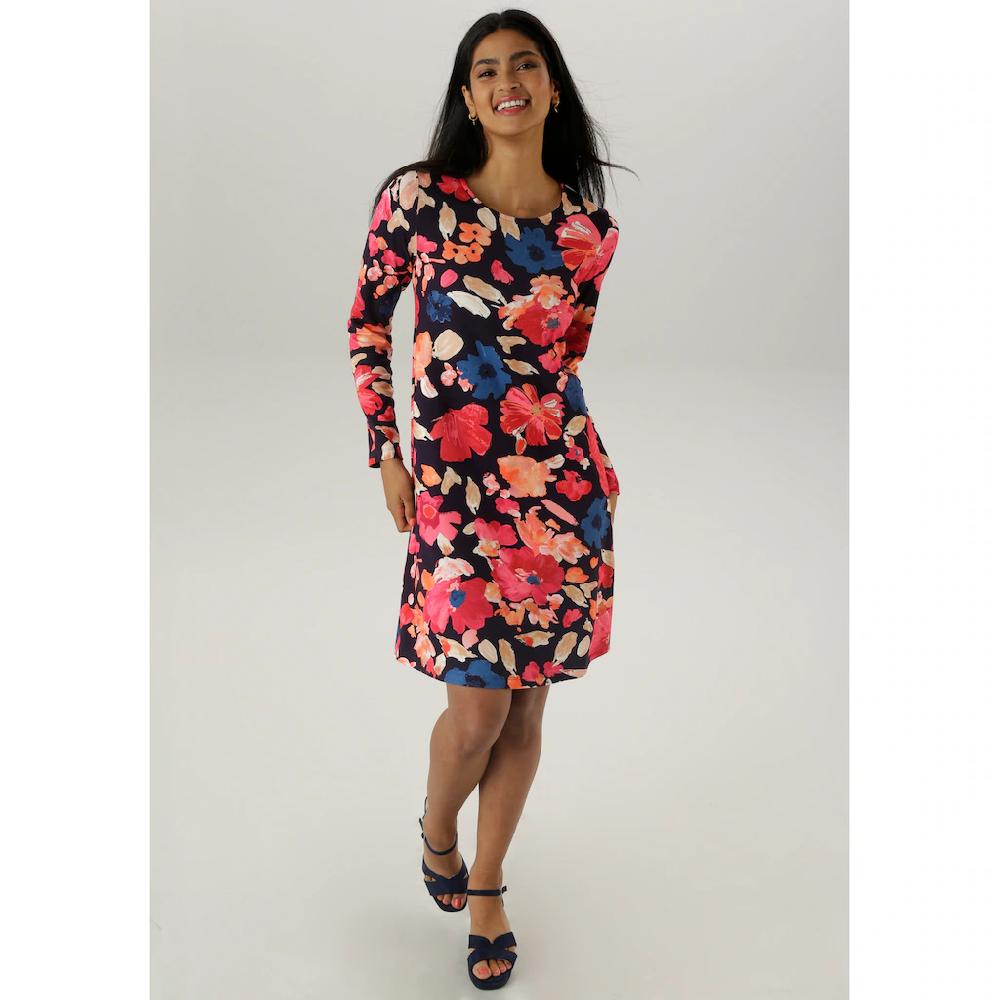 Aniston SELECTED Jerseykleid in leichte A-Linien-Form - NEUE KOLLEKTION