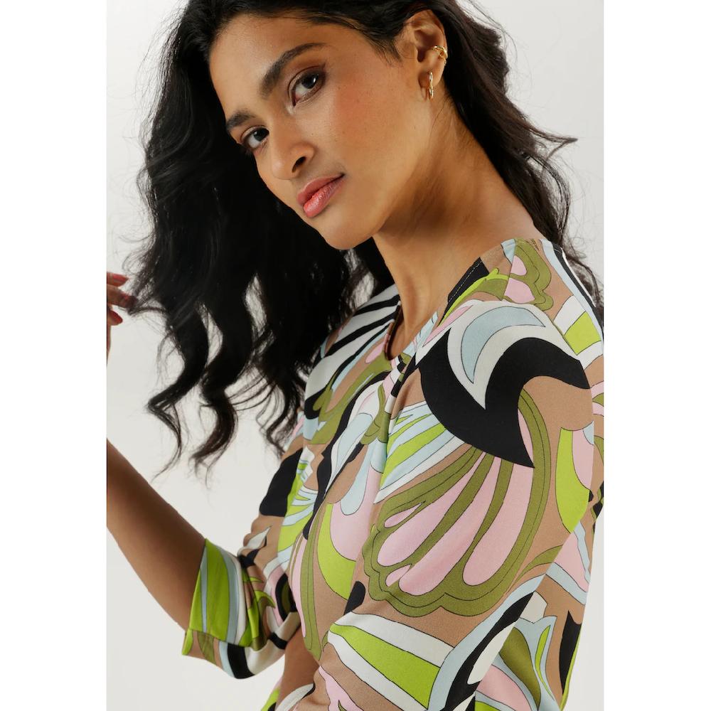 Aniston SELECTED Jerseykleid Mit Ausdrucksvollem Graphischen Druck - NEUE KOLLEKTION