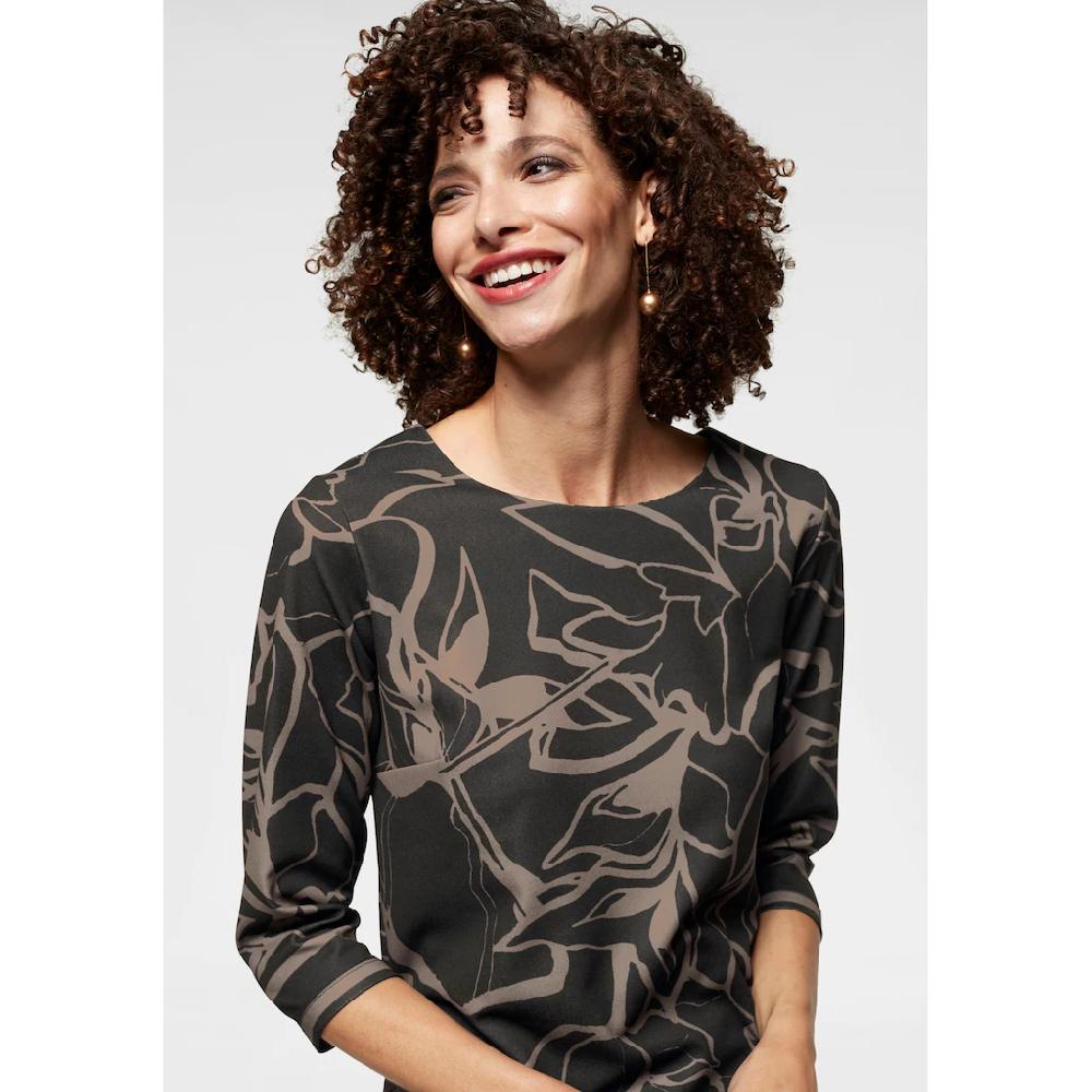 Aniston SELECTED Jerseykleid Mit Interessantem Allover-Print