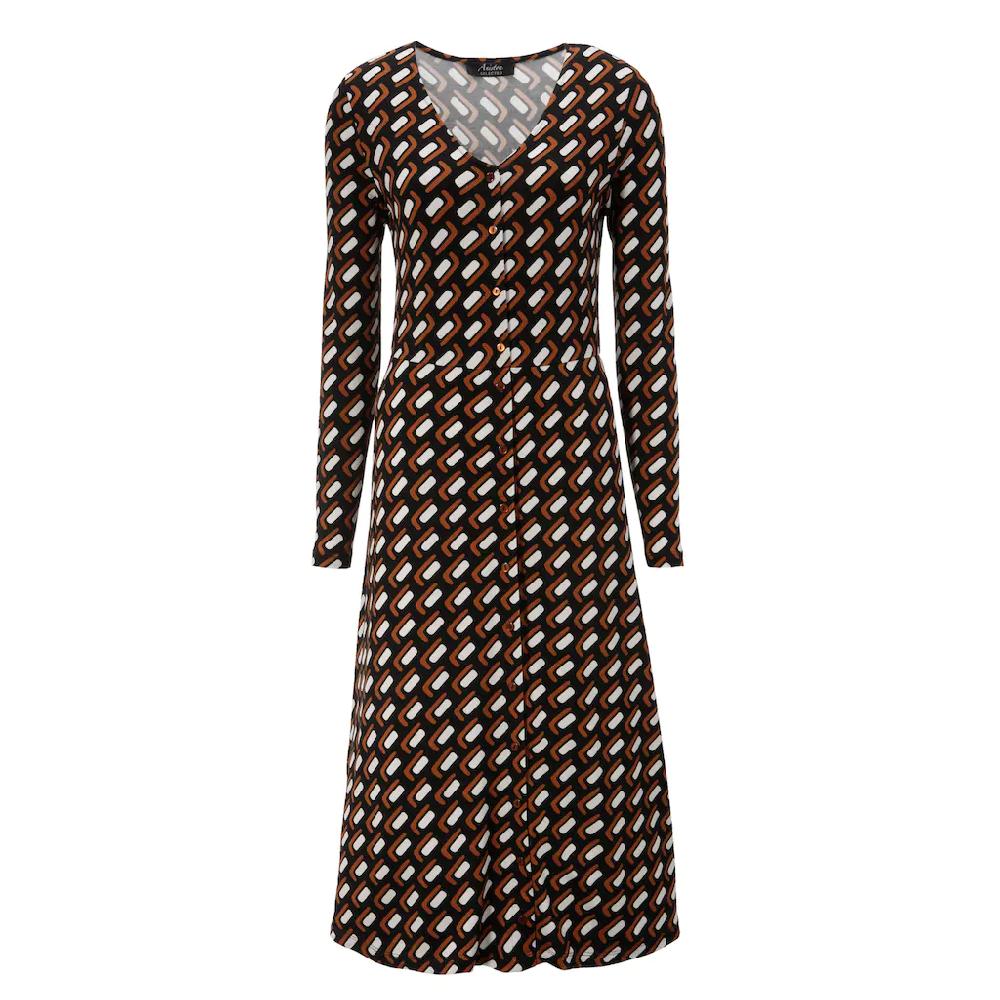 Aniston SELECTED Jerseykleid Mit Knopfleiste