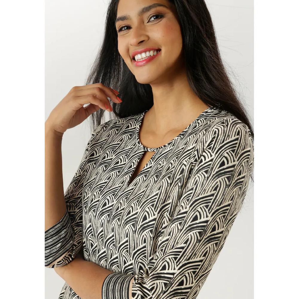 Aniston SELECTED Jerseykleid Mit Schmückenden Cut-Out Am Rundhalsausschnitt - NEUE KOLLEKTION