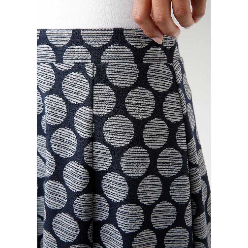 Aniston SELECTED Jerseyrock Mit Gestreiften Punkten