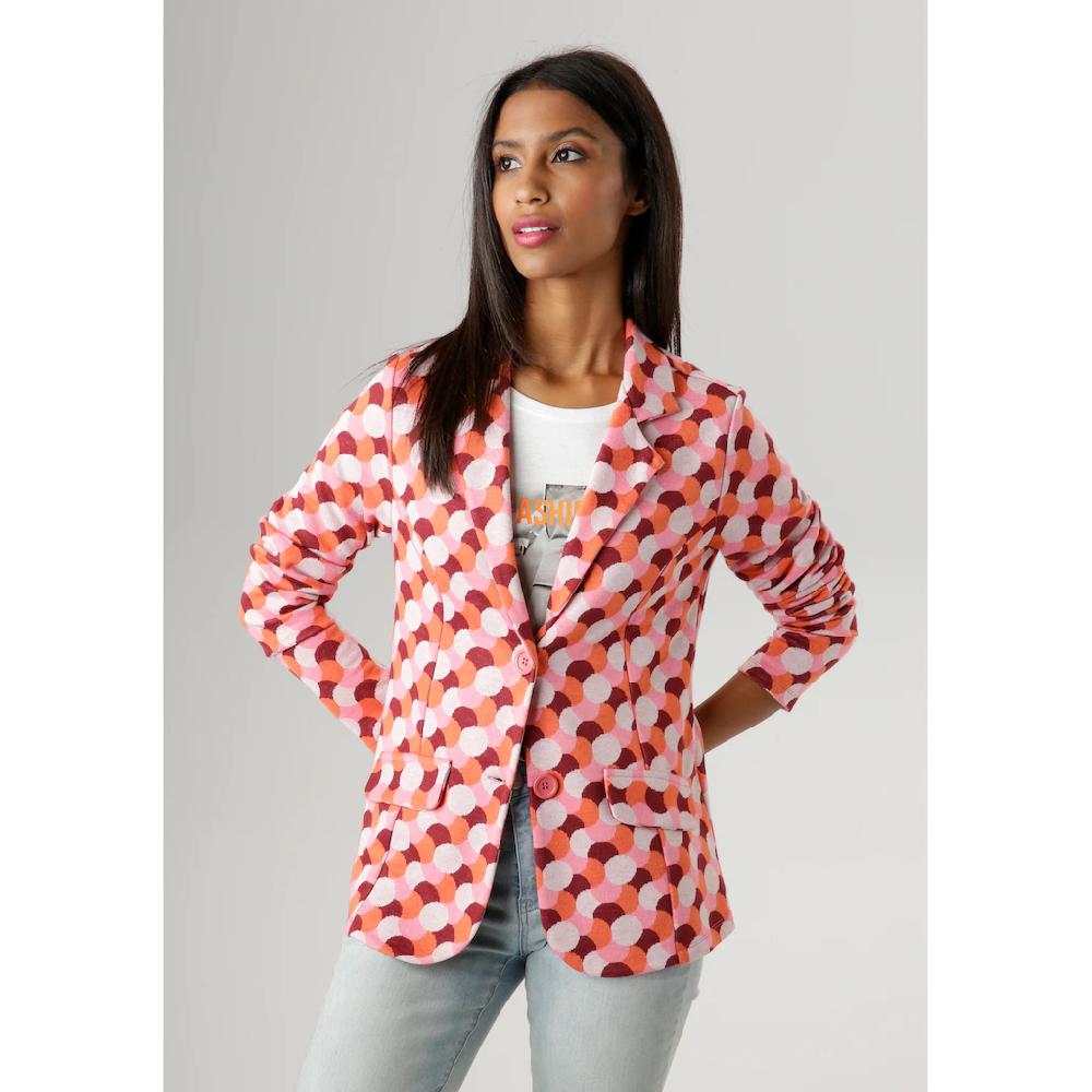 Aniston SELECTED Kurzblazer in Jacquard-Qualität
