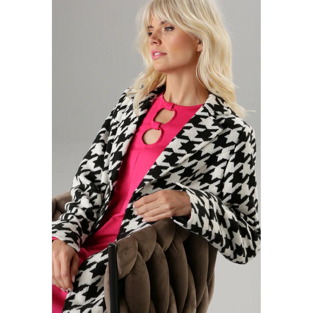 Aniston SELECTED Kurzmantel Mit Trendy Hahnentrittmuster