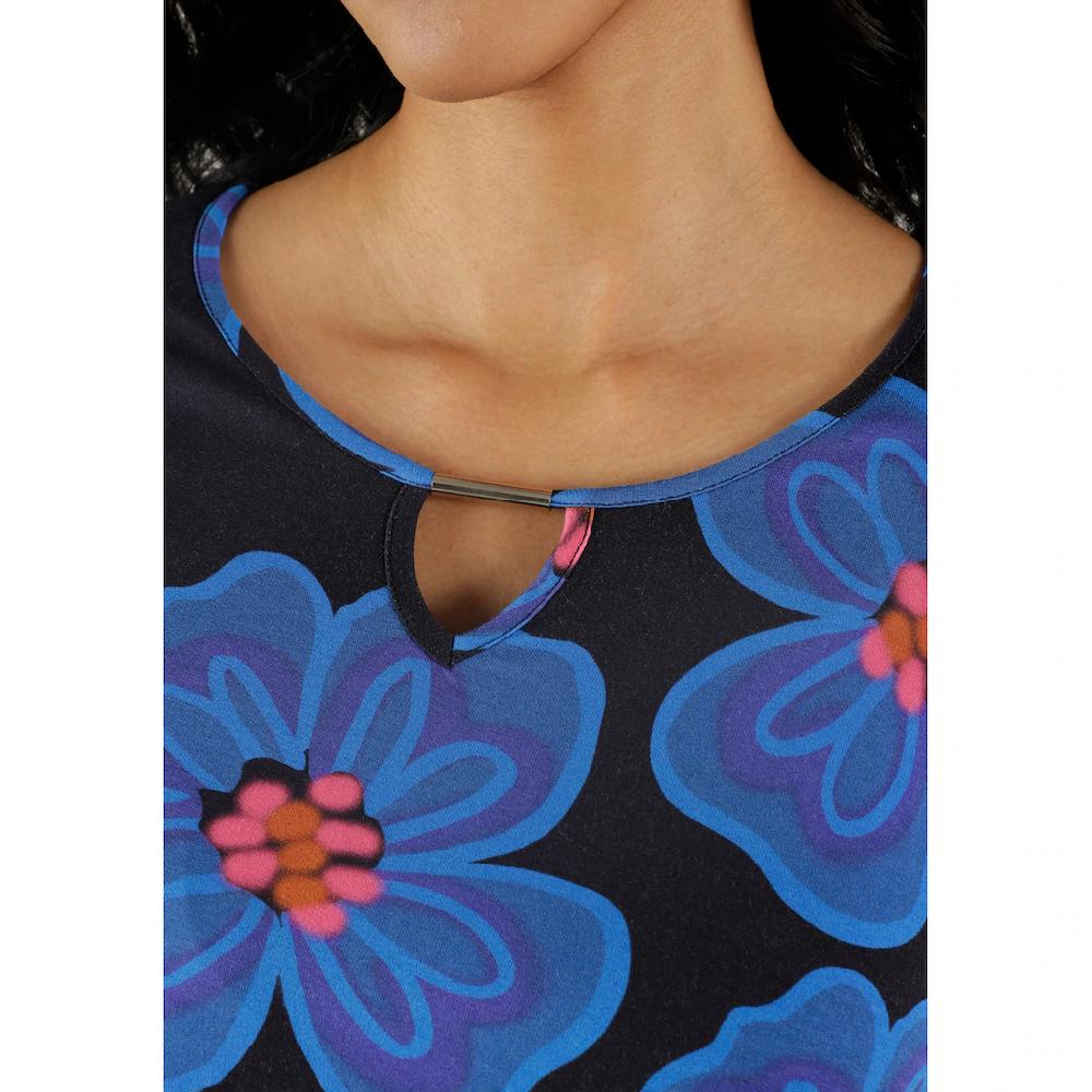 Aniston SELECTED Langarmshirt Mit Plakativem Blütendruck