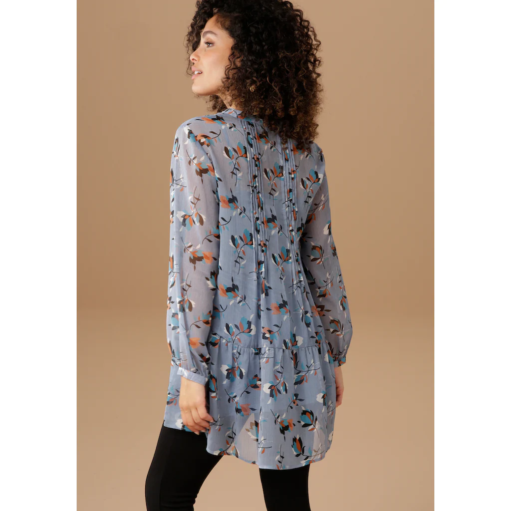 Aniston SELECTED Longbluse Mit Dekorativer Biesenverzierung
