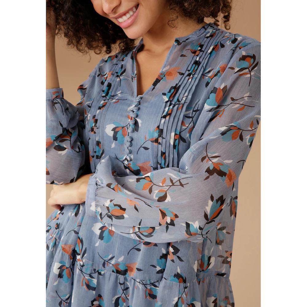 Aniston SELECTED Longbluse Mit Dekorativer Biesenverzierung