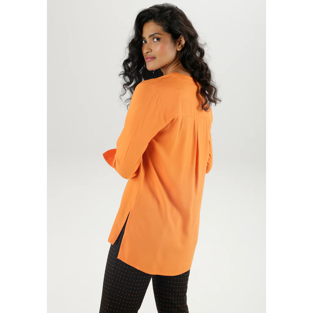 Aniston SELECTED Longbluse Mit Extra-langen Manschetten