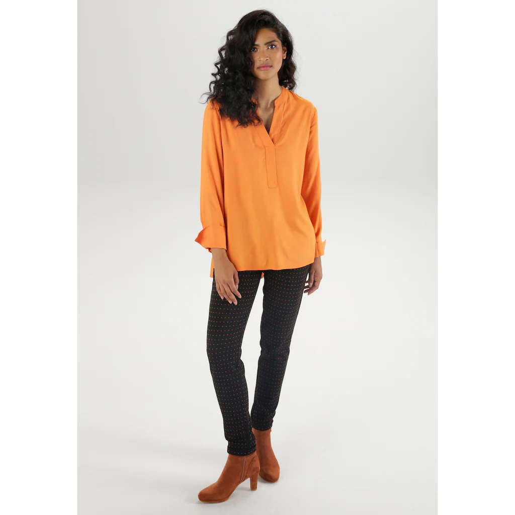 Aniston SELECTED Longbluse Mit Extra-langen Manschetten