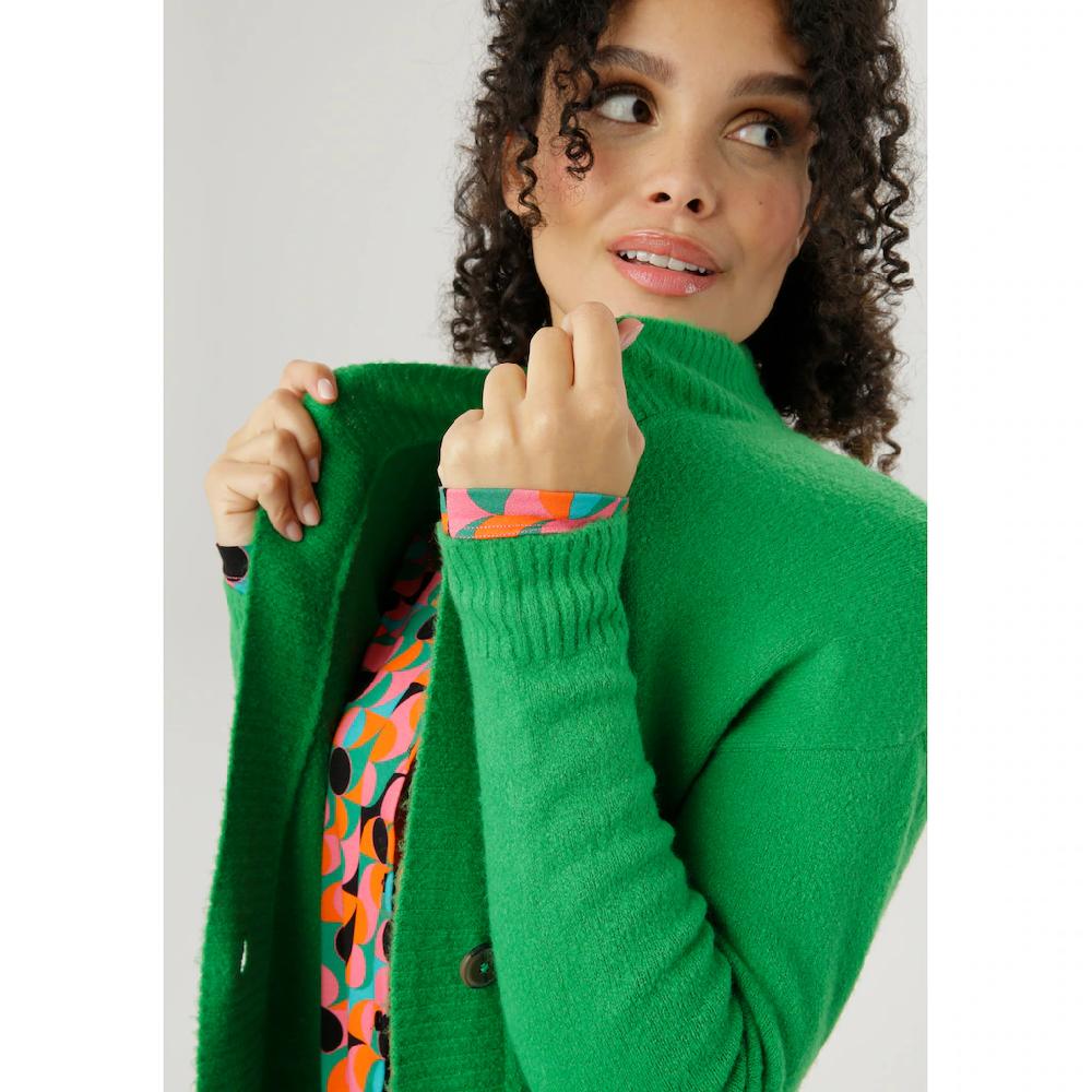 Aniston SELECTED Longstrickjacke Mit Aufgesetzen Taschen