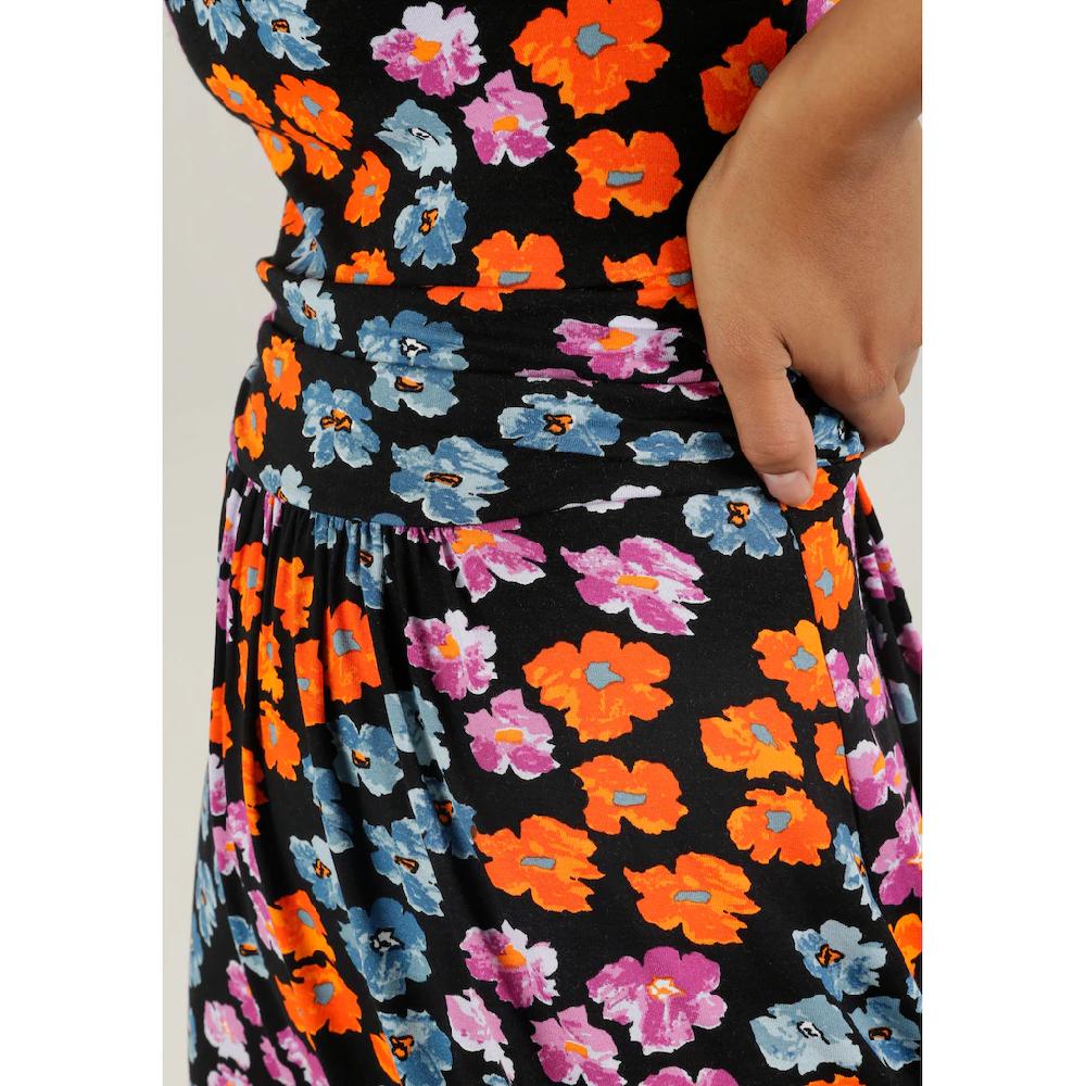 Aniston SELECTED Maxikleid Mit Figurbetonenden Raffungen In Der Taille