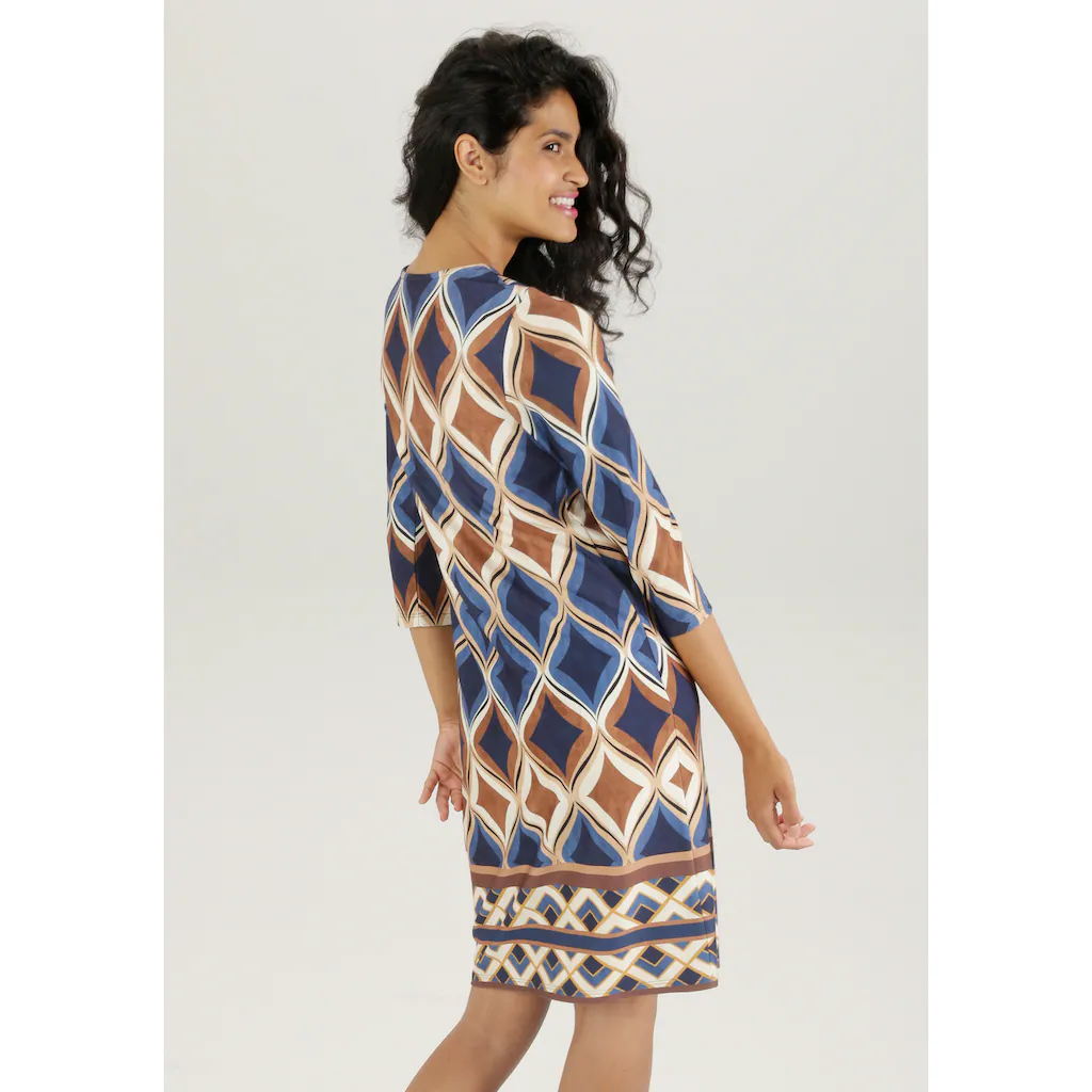 Aniston SELECTED Minikleid Mit Leichter Taillierung Und Elegantem Druck