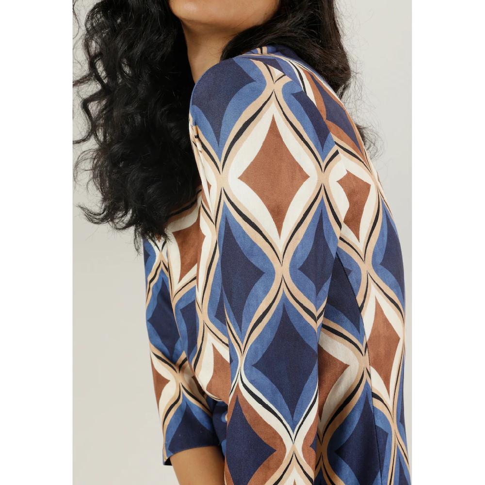 Aniston SELECTED Minikleid Mit Leichter Taillierung Und Elegantem Druck