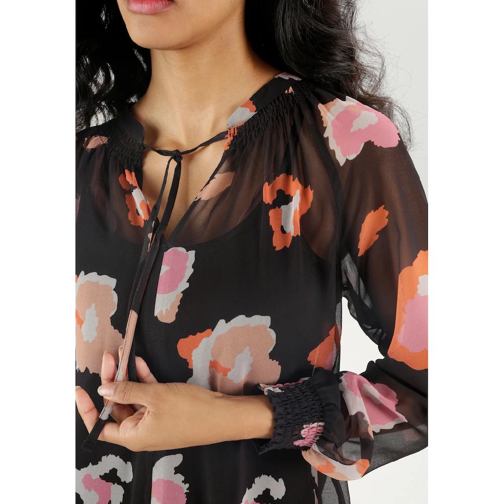 Aniston SELECTED Schlupfbluse Aus Transparentem Chiffon