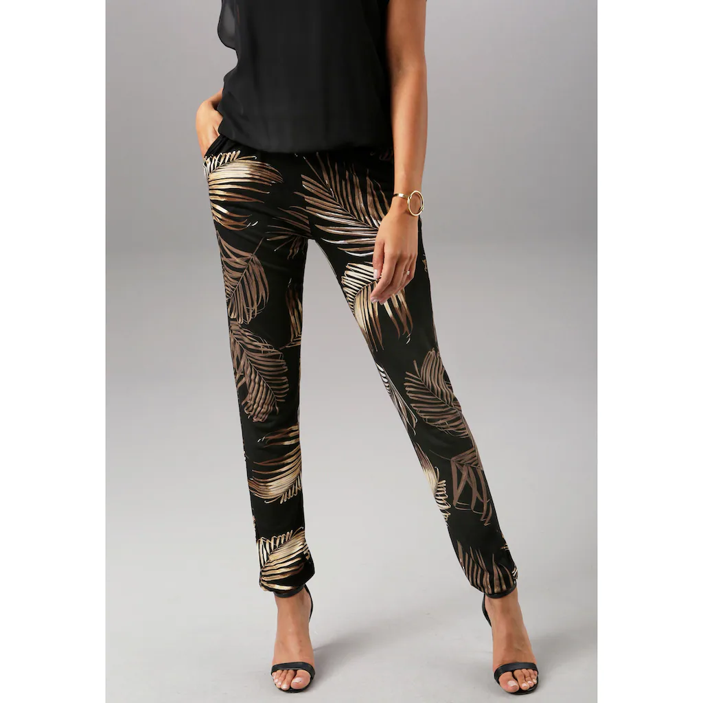 Aniston SELECTED Schlupfhose im Allover-Print Aniston SELECTED Schlupfhose im Allover-Print