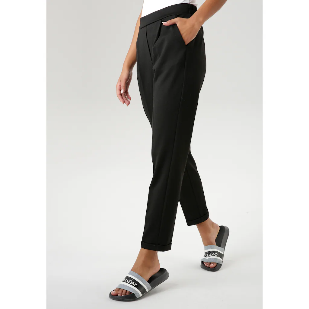 Aniston SELECTED Schlupfhose Mit Bundfalten